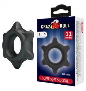 CRAZY BULL - Ethaniel Super Soft Silicon Male Delay Cock Rings (Model 11)